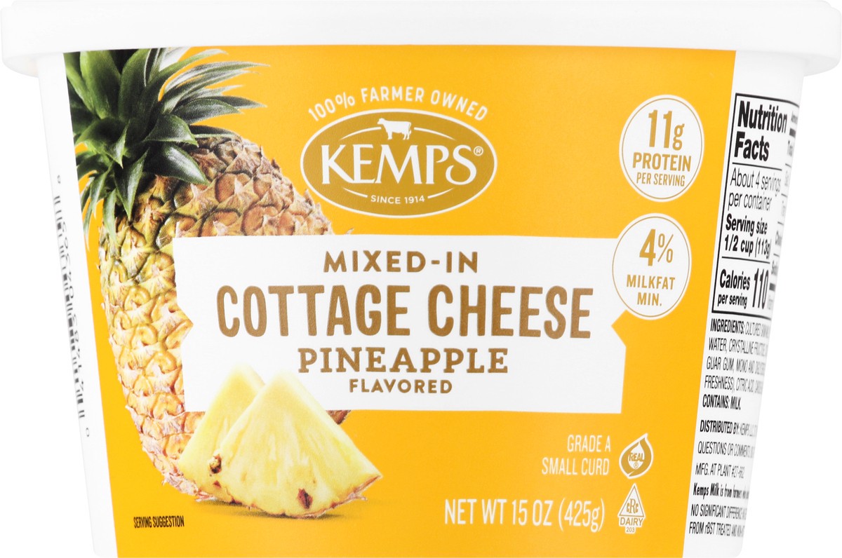 slide 7 of 9, Kemps Pineapple Cottage Cheese - 15 Oz, 15 oz