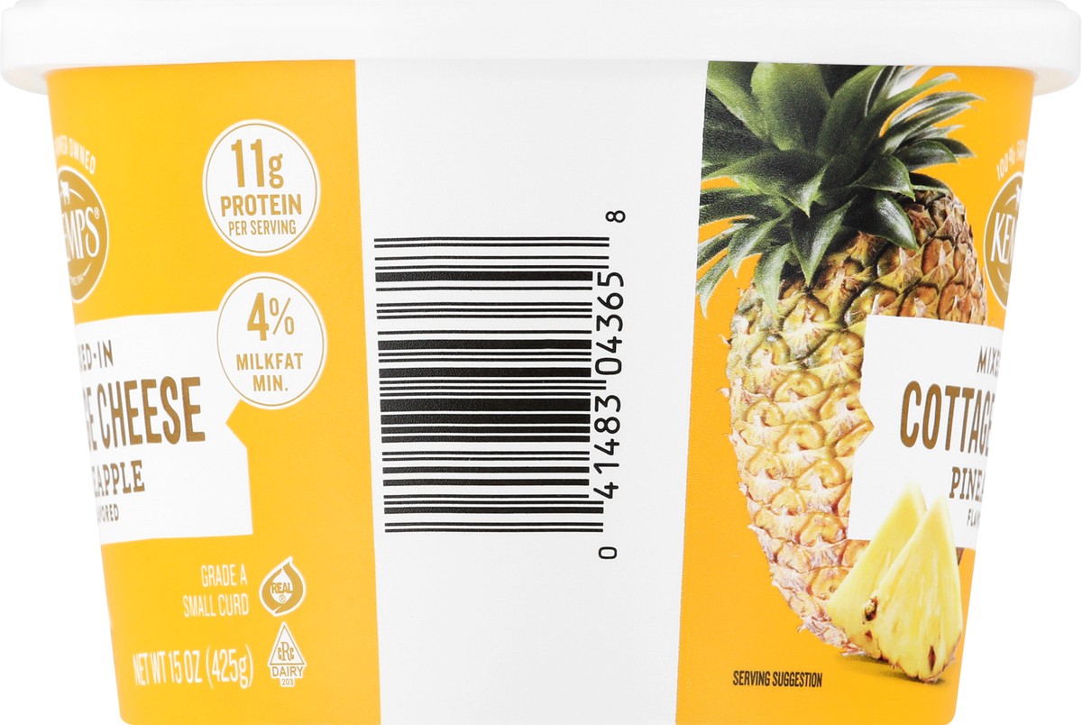 slide 3 of 9, Kemps Pineapple Cottage Cheese - 15 Oz, 15 oz