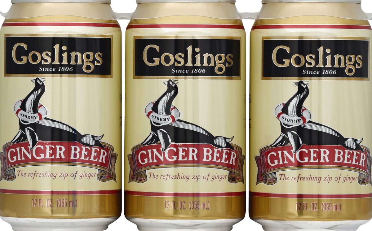 slide 1 of 5, Gosling's All Natural Ginger Beer - 6 ct; 12 fl oz, 6 ct; 12 fl oz