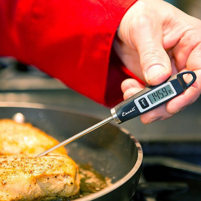 slide 8 of 9, Escali Gourmet Digital Thermometer - Black, 1 ct