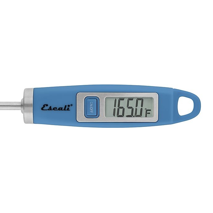 slide 4 of 9, Escali Gourmet Digital Thermometer - Blue, 1 ct