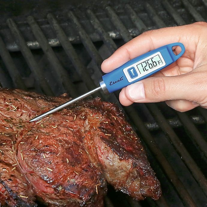 slide 9 of 9, Escali Gourmet Digital Thermometer - Blue, 1 ct