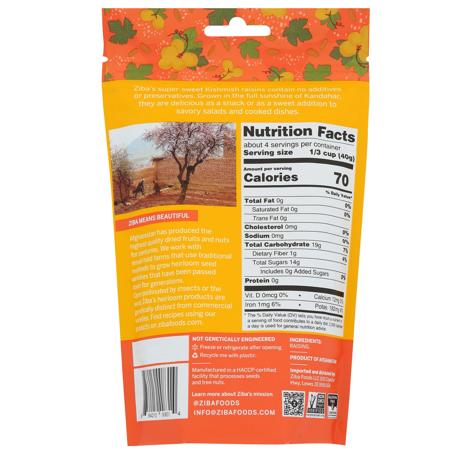 slide 2 of 2, Ziba Kishmish Raisins 5.3 OZ, 5.3 oz