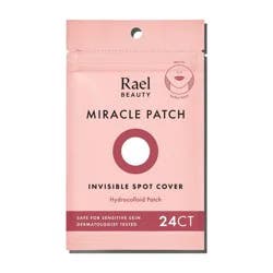 Rael Beauty Miracle Pimple Patch Invisible Spot Cover for Acne - 24ct: Hypoallergenic, Paraben-Free, Unscented