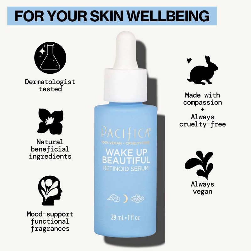 slide 6 of 11, Pacifica Wake Up Beautiful Retinoids Face Serum - 1 fl oz, 1 fl oz