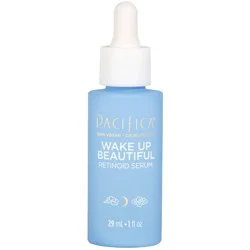 Pacifica Wake Up Beautiful Retinoids Face Serum - 1 fl oz: Paraben-Free, Vegan, With Hyaluronic Acid, For Normal & Mature Skin