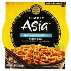 Simply Asia Spicy Mongolian Noodle Bowl