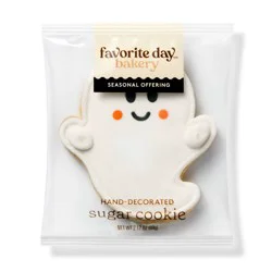 Halloween Decorated Cookie Ghost - 2.12oz - Favorite Day™