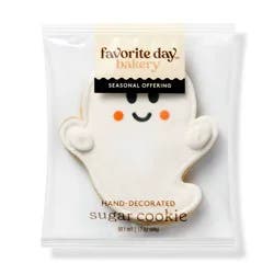 Halloween Decorated Cookie Ghost - 2.12oz - Favorite Day™