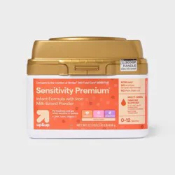 Sensitivity Premium Infant Formula with Iron Powder - 22.5oz - up&up™: Certified Gluten-Free, Non-GMO