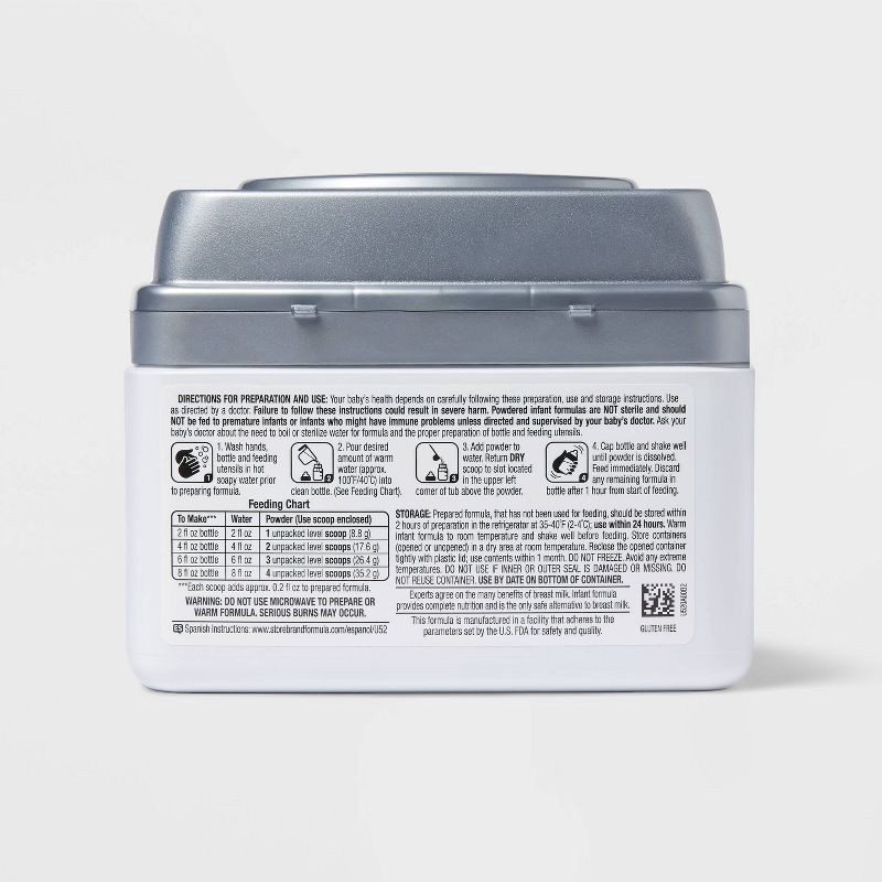 slide 4 of 9, Advantage Premium Infant Formula with Iron Powder - 23.2oz - up&up™, 23.2 oz