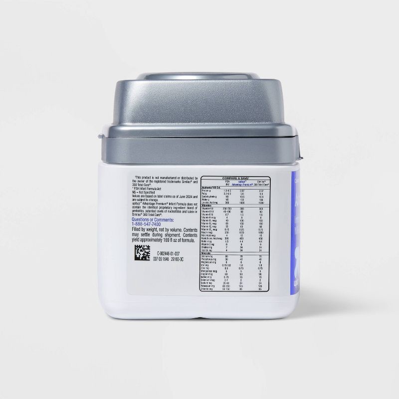 slide 6 of 9, Advantage Premium Infant Formula with Iron Powder - 23.2oz - up&up™, 23.2 oz