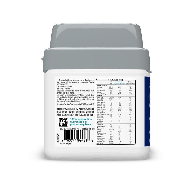 slide 7 of 9, Advantage Premium Infant Formula with Iron Powder - 23.2oz - up&up™, 23.2 oz