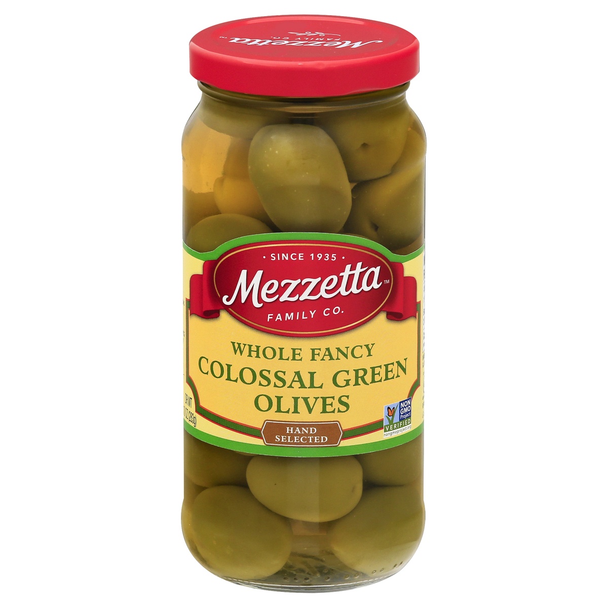 slide 11 of 11, Mezzetta Fancy Colossal Green Olives, 10 oz
