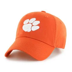 NCAA Clemson Tigers Men's Clean Up Fabric Washed Relaxed Fix Hat: Team Logo Adjustable