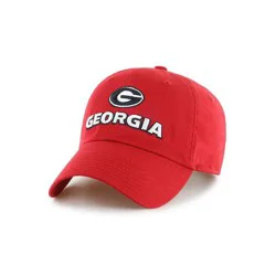 NCAA Georgia Bulldogs Men's Clean Up Fabric Washed Relaxed Fix Hat: Team Logo Sports Apparel