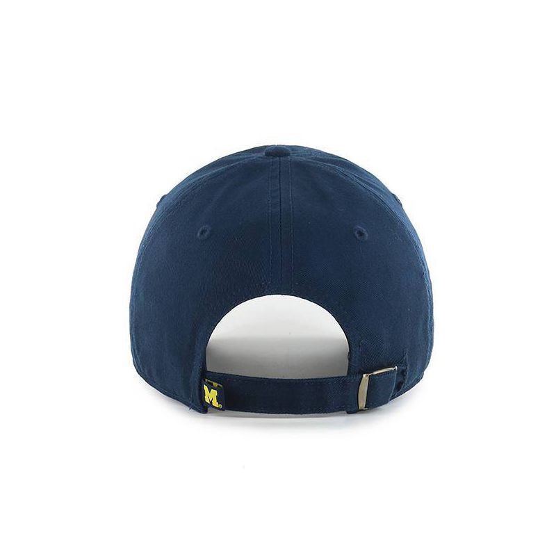slide 2 of 2, NCAA Michigan Wolverines Men's Clean Up Fabric Washed Relaxed Fix Hat: Team Logo Baseball Cap, 1 ct