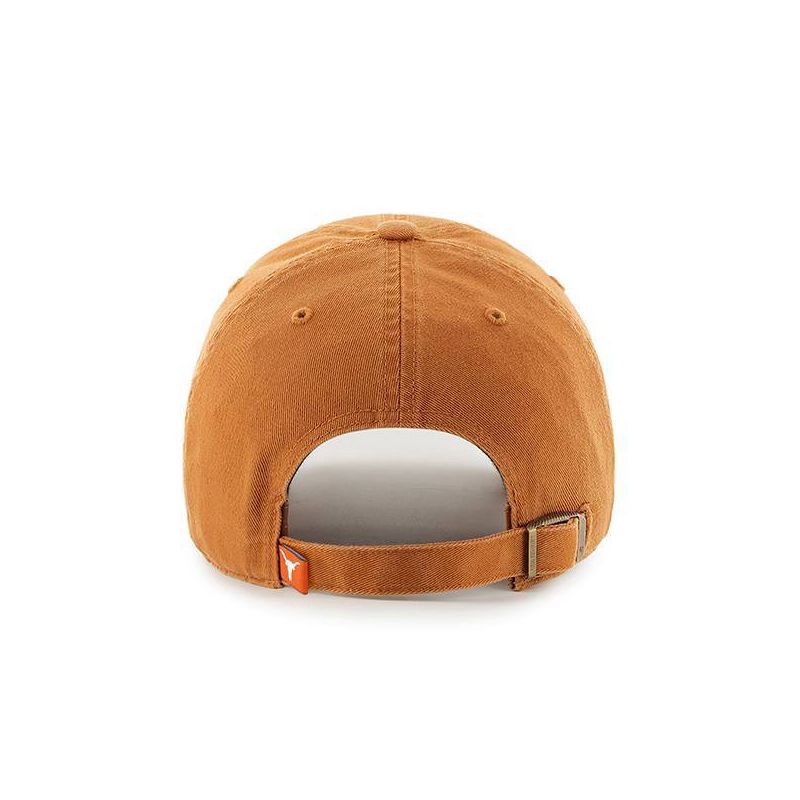 slide 2 of 2, NCAA Texas Longhorns Men's Clean Up Fabric Washed Relaxed Fix Hat: Team Logo Baseball Hat, 1 ct
