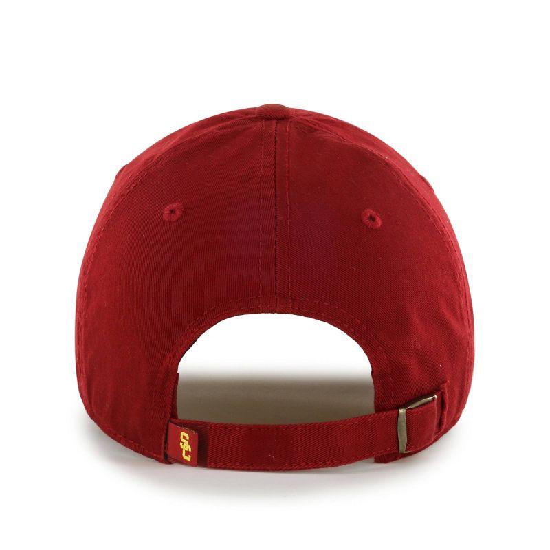 slide 2 of 2, NCAA USC Trojans Men's Clean Up Fabric Washed Relaxed Fix Hat: Team Logo Baseball Cap, 1 ct