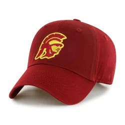 NCAA USC Trojans Men's Clean Up Fabric Washed Relaxed Fix Hat: Team Logo Baseball Cap