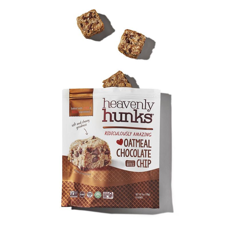 slide 3 of 7, Heavenly Hunks Oatmeal Chocolate Chip Cookie Bites - 6oz, 6 oz