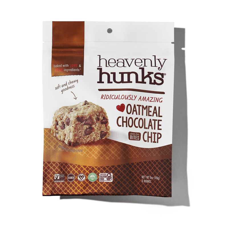 slide 1 of 7, Heavenly Hunks Oatmeal Chocolate Chip Cookie Bites - 6oz, 6 oz