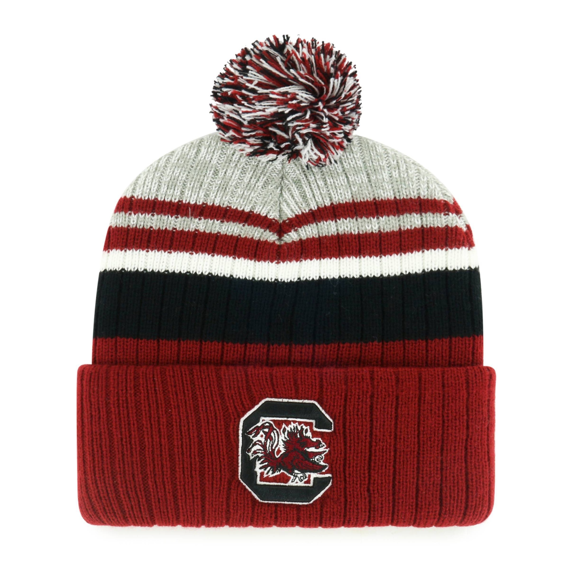 NCAA South Carolina Gamecocks Men's Pinewood Gray Cuffed Knit Beanie