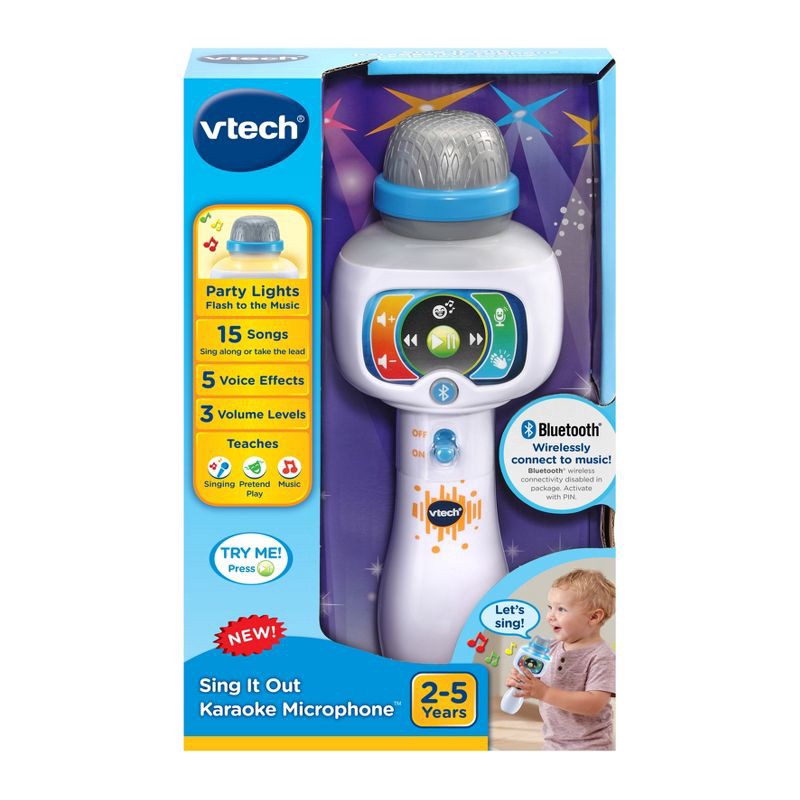 slide 7 of 7, VTech Sing It Out Karaoke Microphone, 1 ct