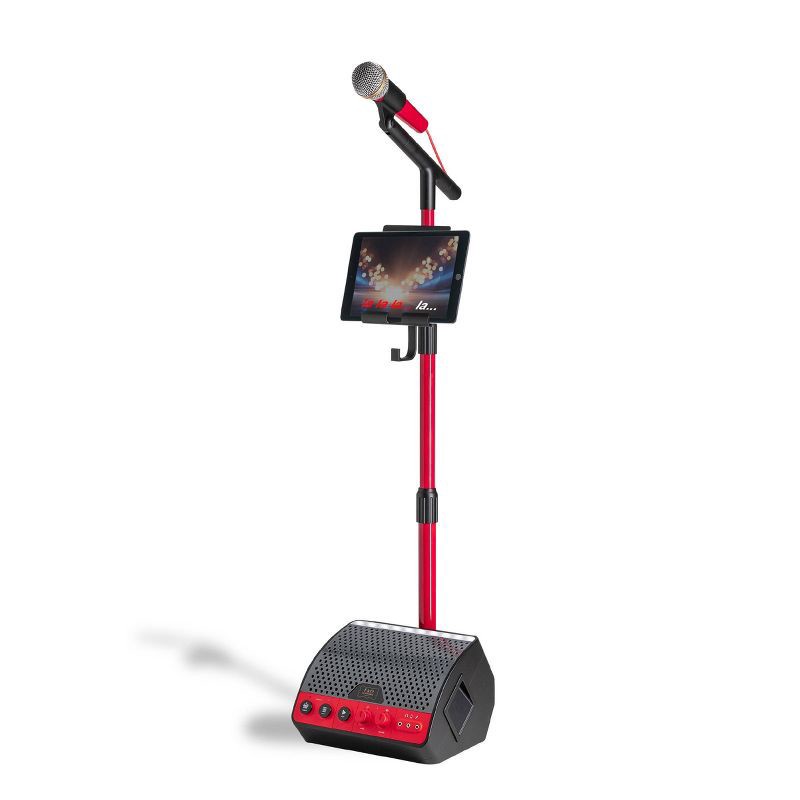 slide 2 of 7, FAO Schwarz Microphone with Stand and Tablet Holder, 1 ct
