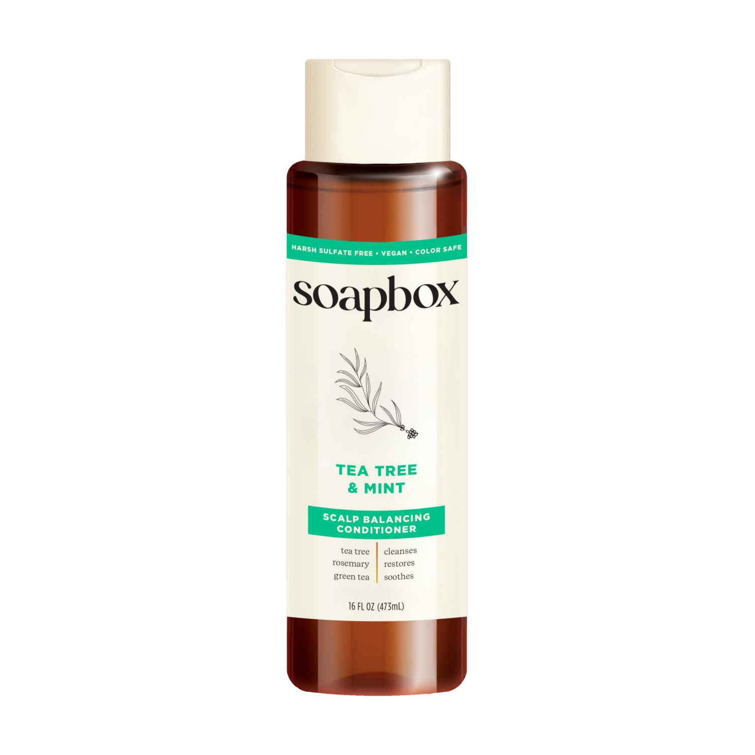 slide 1 of 2, Soapbox Conditioner 16oz - Tea Tree - EA, 16 fl oz