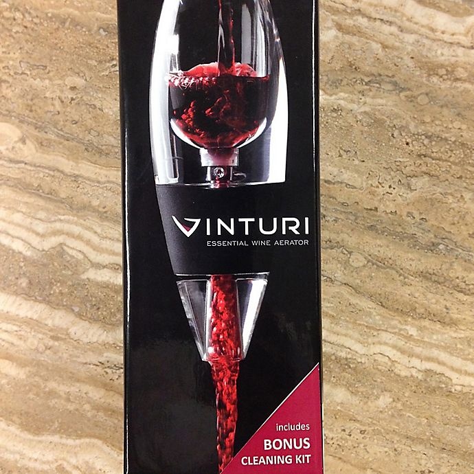 slide 2 of 3, Vinturi Essential Red Wine Aerator with Stand and Cleaning Kit, 1 ct