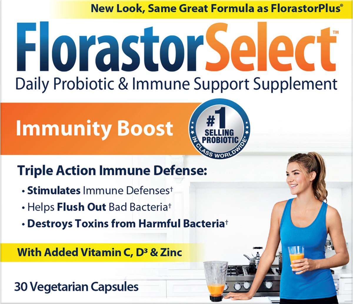 slide 3 of 8, FlorastorSelect Immunity Boost, 30 ct