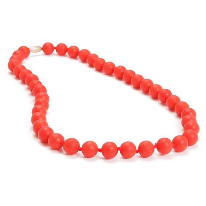 slide 1 of 1, chewbeads Jane Necklace - Red, 1 ct