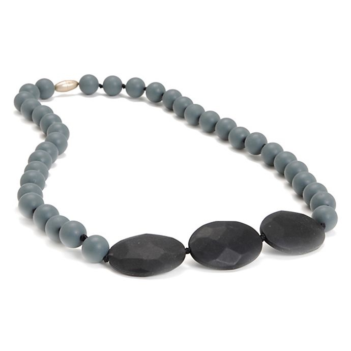 slide 1 of 1, chewbeads Greenwich Necklace - Grey, 1 ct