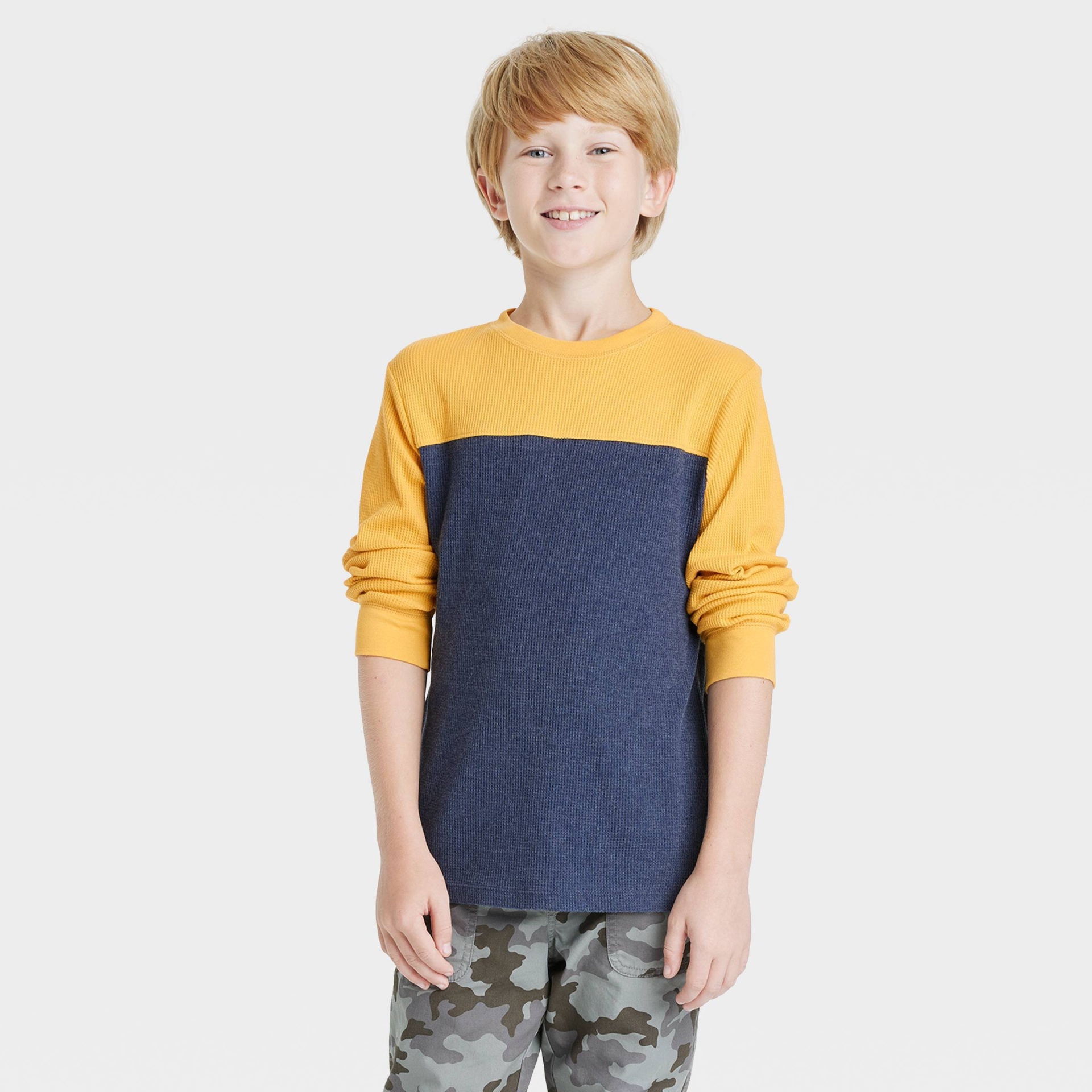 Cat outlet & jack thermal long sleeve boy shirt