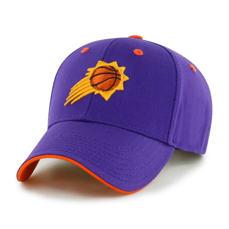 slide 1 of 2, NBA Phoenix Suns Moneymaker Hat: Cotton Lightweight Adjustable Snapback, 1 ct