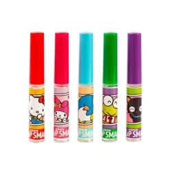 Lip Smacker Hello Kitty Liquid Lip Makeup Party Pack - Dark Pink - 0.45 fl oz/5pc