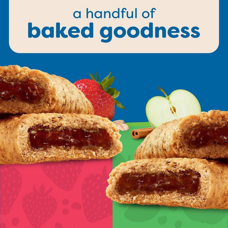 slide 5 of 9, Nutri-Grain Soft Baked Breakfast Bars Value Pack - Strawberry and Apple Cinnamon - 32ct/41.6oz, 32 ct, 41.6 oz