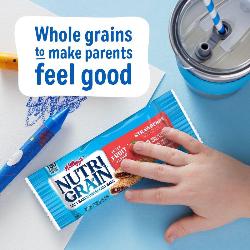 slide 7 of 14, Nutri-Grain Soft Baked Breakfast Bars Value Pack - Strawberry and Apple Cinnamon - 32ct/41.6oz, 32 ct, 41.6 oz