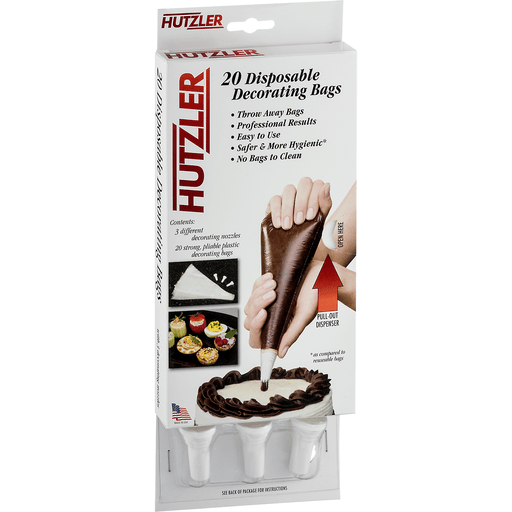 slide 5 of 16, Hutzler Cake Kit Deco Bag And Nozzle, 20 ct