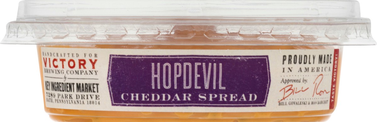 slide 3 of 8, Victory Brewing Company Hopdevil Cheddar Spread 6.5 oz, 6.5 oz