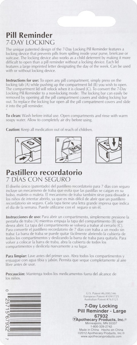 slide 4 of 5, EZY Dose Pill Reminder 1 ea, 1 ct