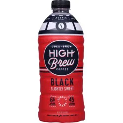 High Brew Cold Brew Coffee - Black Slightly Sweet