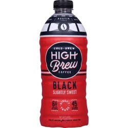 High Brew Cold Brew Coffee - Black Slightly Sweet