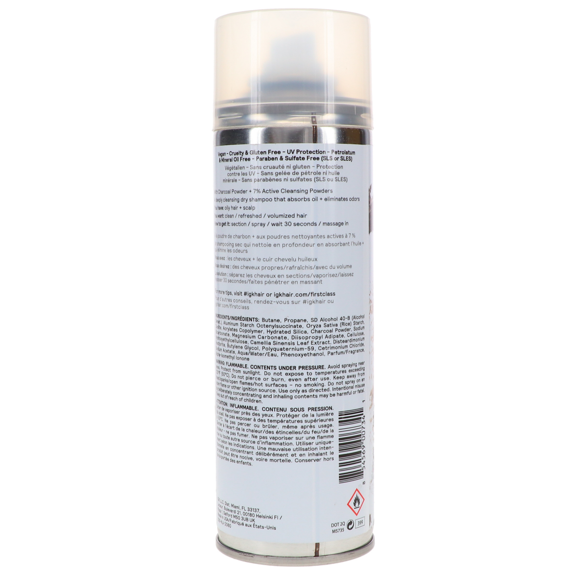 slide 2 of 2, IGK First Class Charcoal Detox Dry Shampoo, 6.3 oz