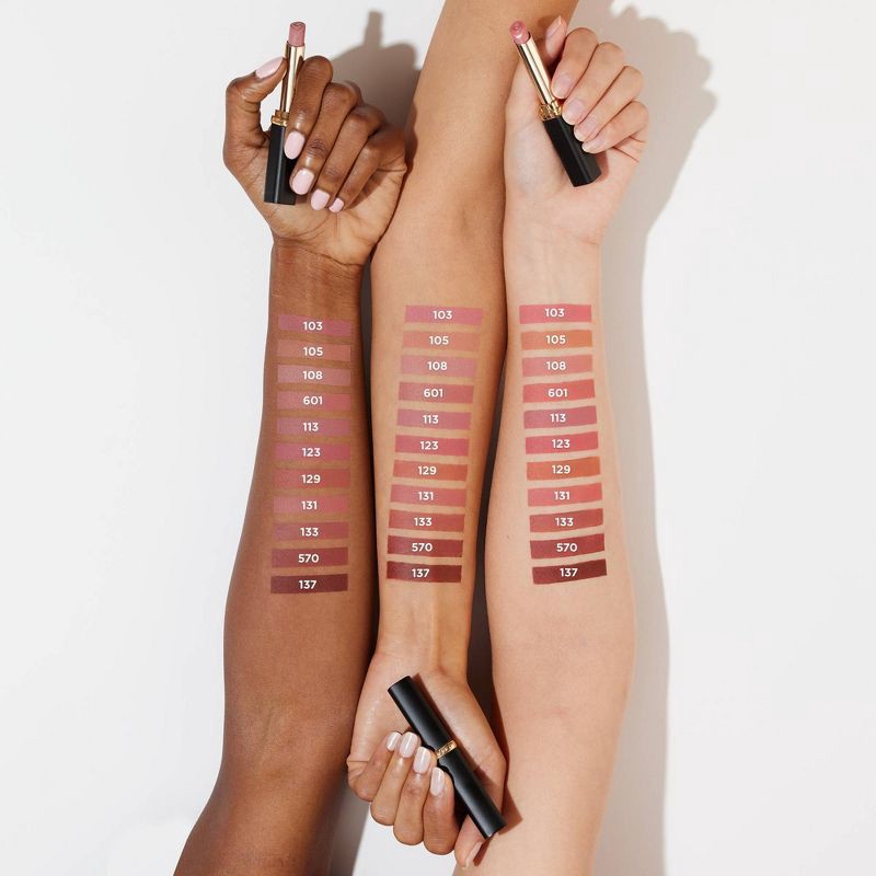 slide 5 of 5, L'Oreal Paris Colour Riche Intense Volume Matte Lipstick - 103 Le Rosy Confident - 0.06oz, 0.06 oz