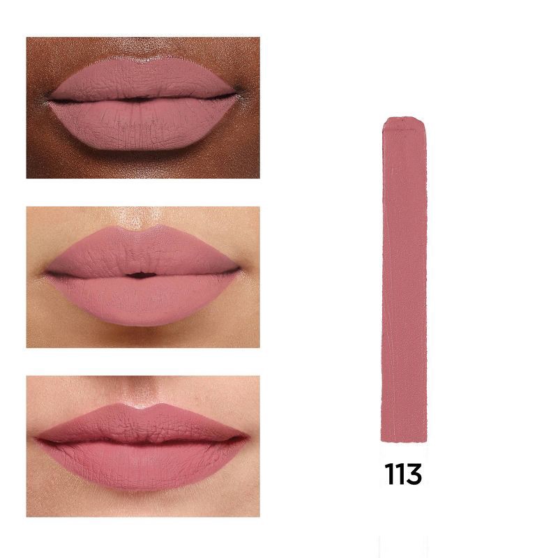 slide 2 of 5, L'Oreal Paris Colour Riche Intense Volume Matte Lipstick - 113 Le Nude Admirable - 0.06oz, 0.06 oz
