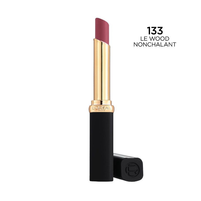 slide 2 of 5, L'Oreal Paris Colour Riche Intense Volume Matte Lipstick - 123 Le Nude Independent - 0.06oz, 0.06 oz