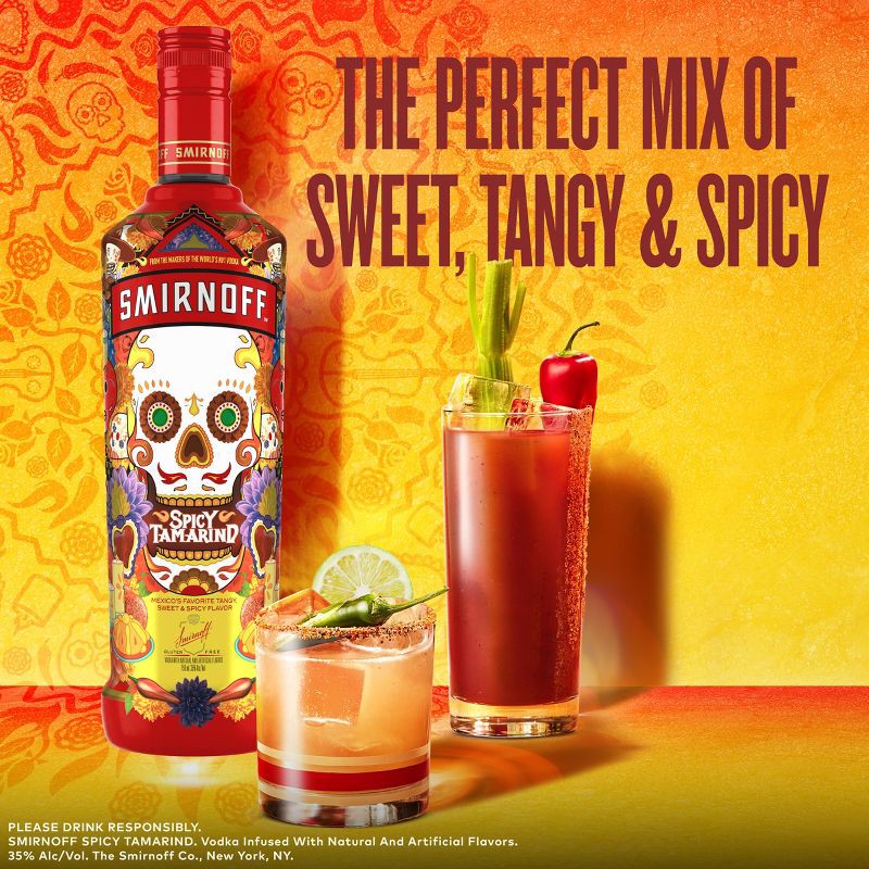 slide 4 of 10, Smirnoff Spicy Tamarind Vodka - 750ml Bottle, 750 ml