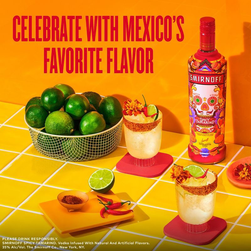 slide 6 of 10, Smirnoff Spicy Tamarind Vodka - 750ml Bottle, 750 ml